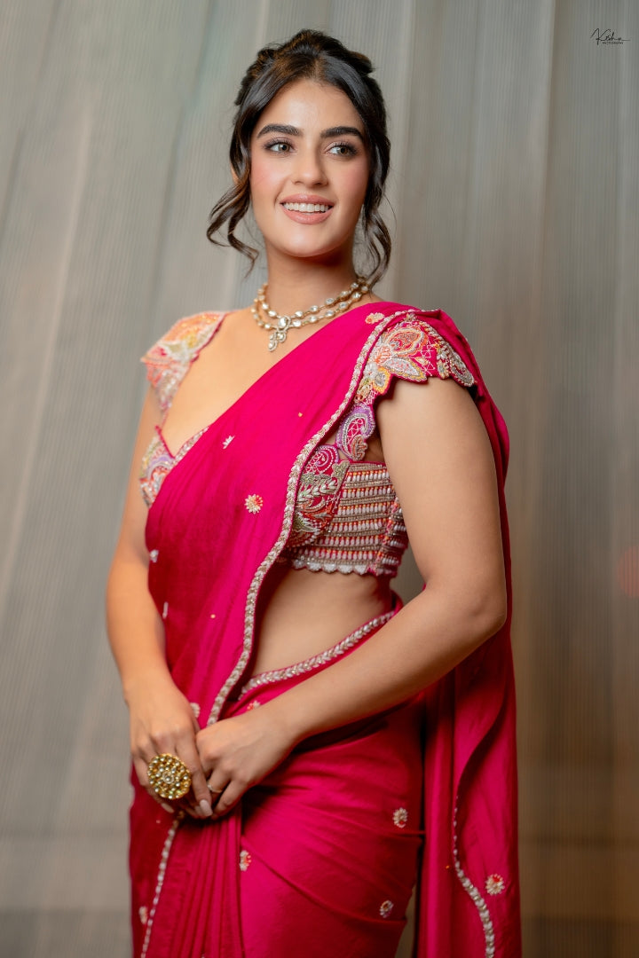 Kavya Thapar In Amruna Saree Set