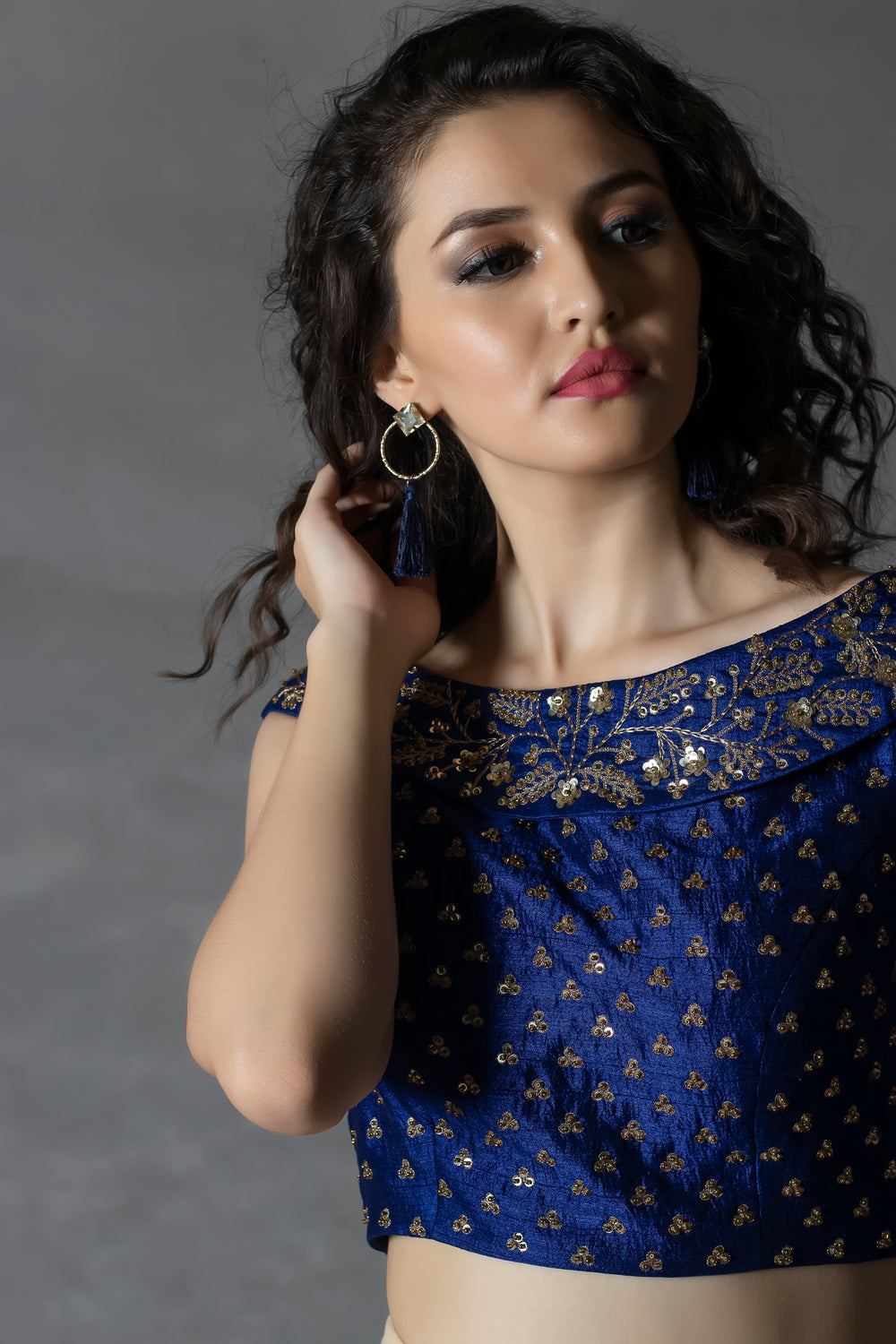 Mawra off-shoulder Pallazo set - anupellakuruofficial